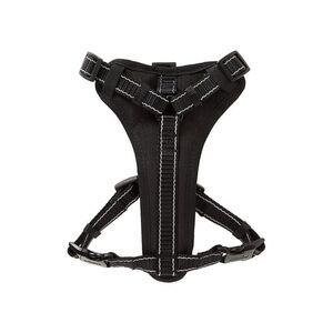 Kong Small Dog Harness Ultra Durable Neoprene Padded Chest Plate Black
